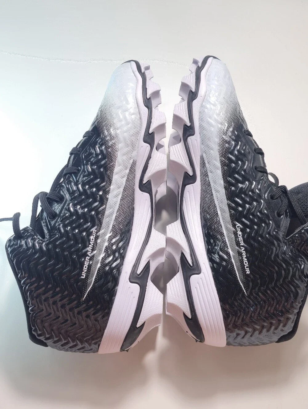 Under Armour Blur Select MC Blur Football Cleats Black/White US 10.5 D